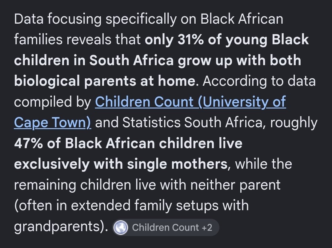 TimGeeM's tweet photo. @_Tee__G This is why!SA men should do better if they don't want this to happen. Only 31% are present Fathers.The rest disappear and hope onto the next woman. Most foreigners keep their women. Unfortunately its now in the DNA of SA men. Noone can fix that. https://t.co/x4PkUApATB