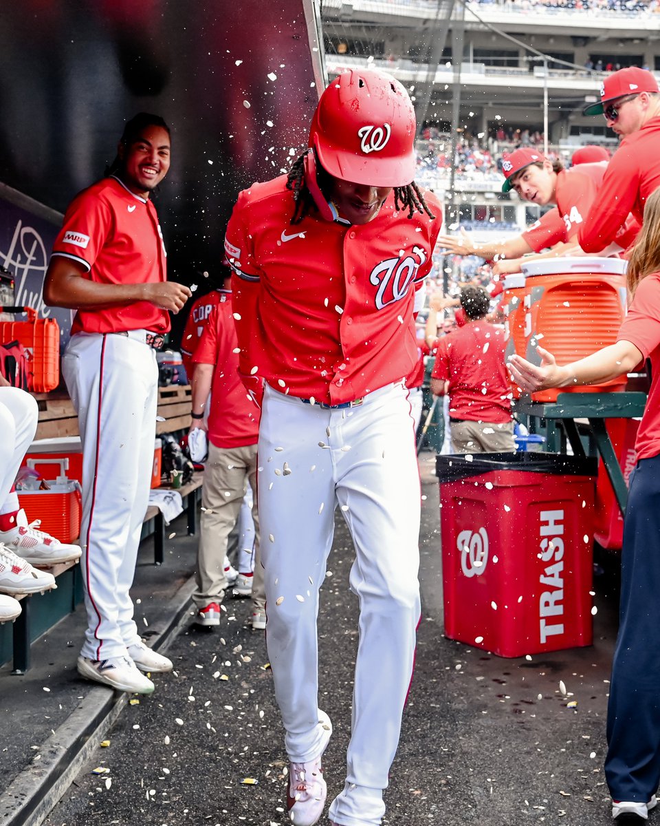 Nationals's tweet photo. these two combined for more home runs this month than whole teams 😭 https://t.co/gch2DQj6nO