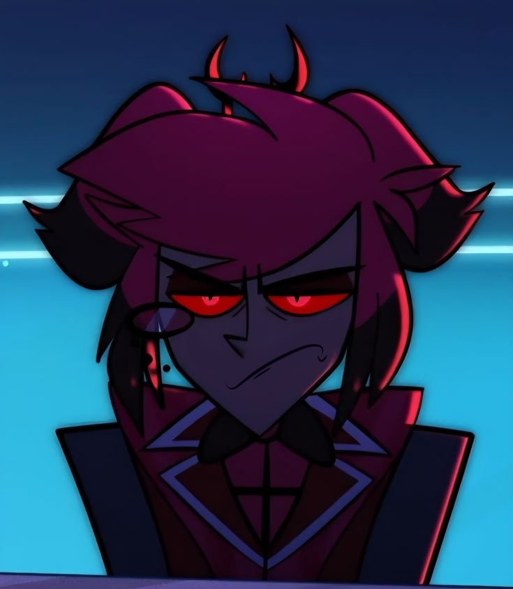 Flay_dragon06's tweet photo. I've heard his real voice. Now I want to see him without his smile! 
#hazbinhotel #alastor #radiodemon https://t.co/4QYxLabUeg