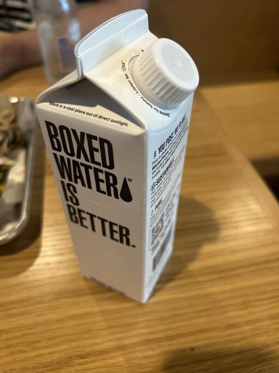 acristillo's tweet photo. #BetterPlanet @boxedwater https://t.co/VFCYV4e1lF