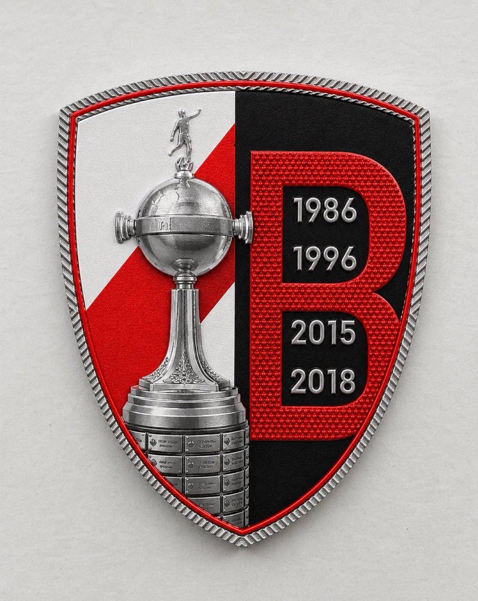 marto_m3's tweet photo. Los parches de los maximos campeónes de la copa libertadores https://t.co/FMzNe8KOwb