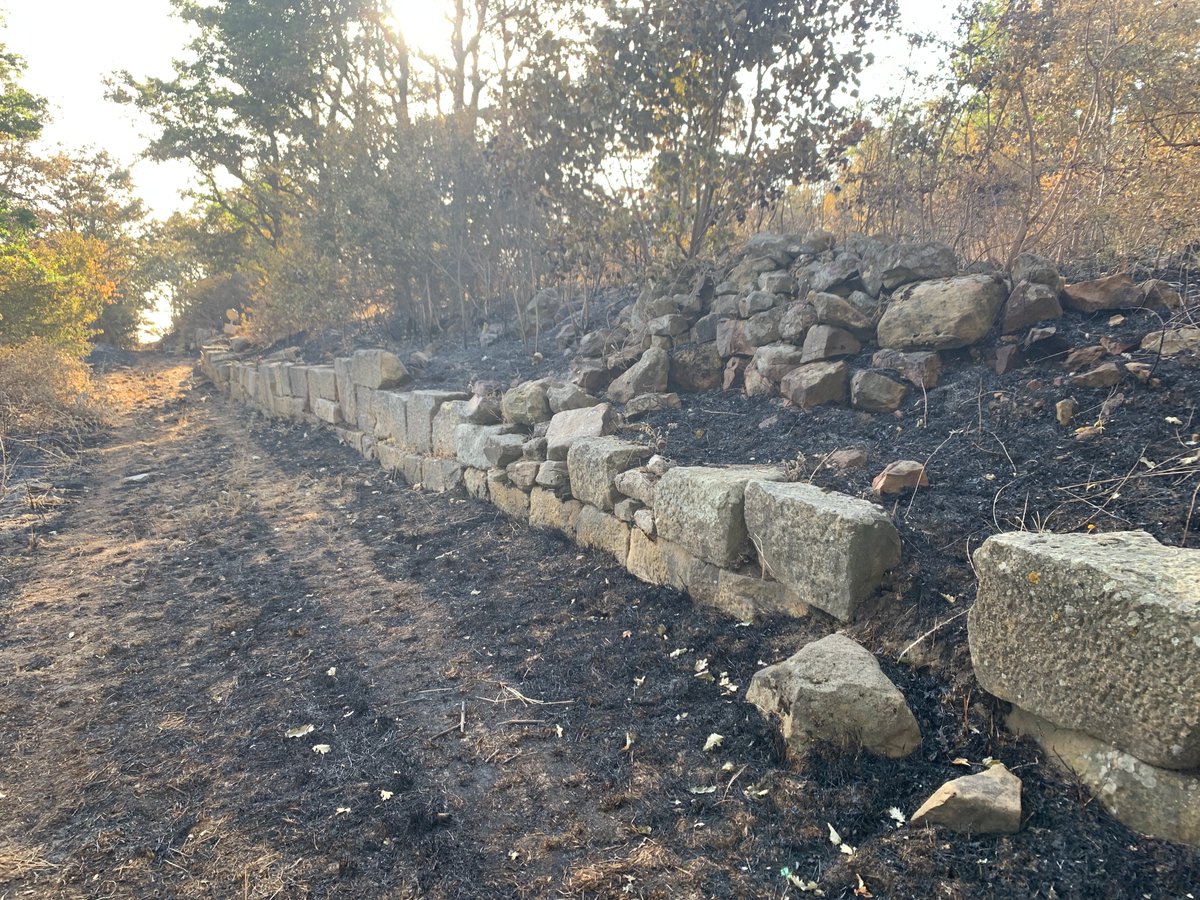 larefola's tweet photo. L'incendio dei giorni scorsi su Monte Torretta ha deturpato anche l'area archeologica. https://t.co/Lc40hvrhld