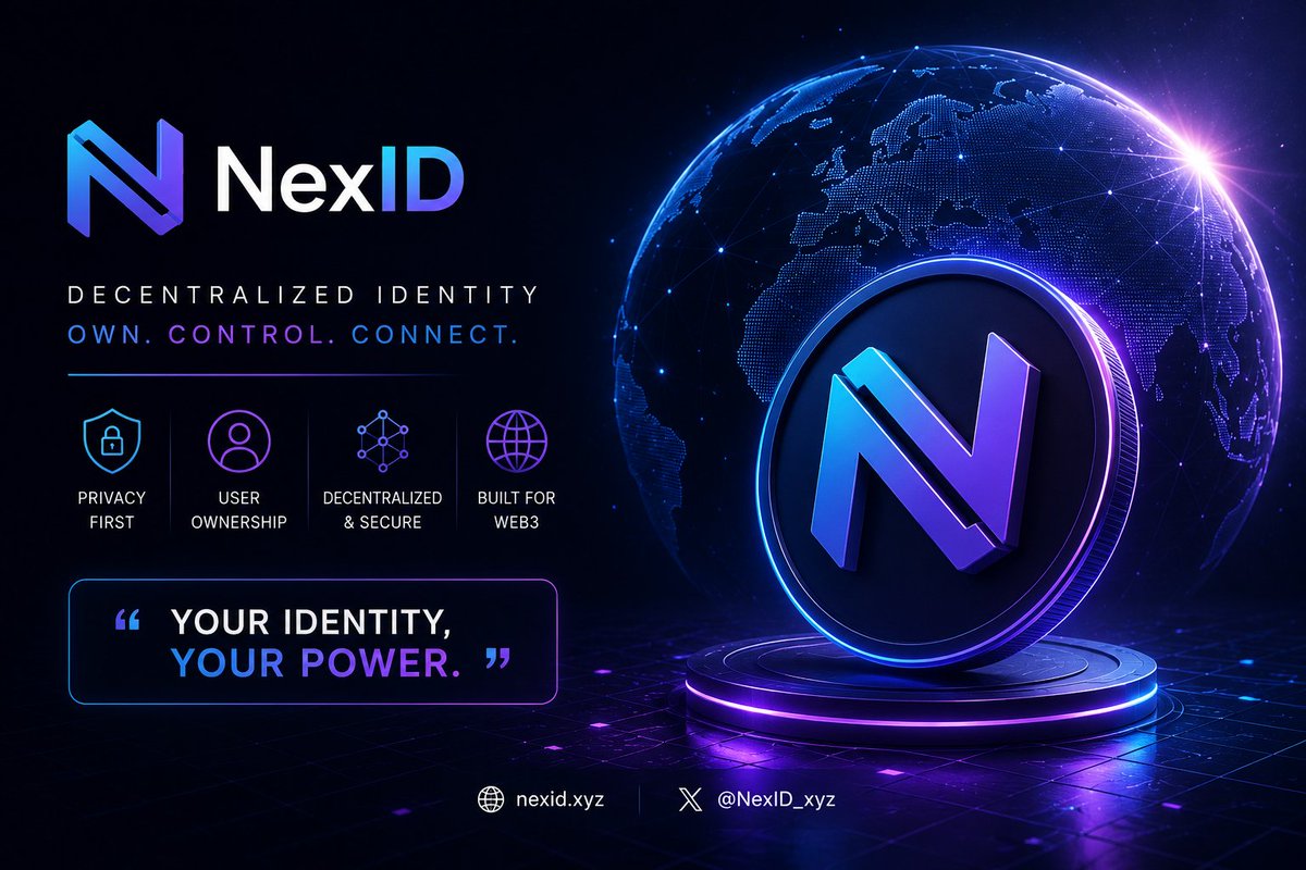 halimx33's tweet photo. Your digital identity should be secure and truly yours. 🌐

@NexID_xyz is building decentralized identity, empowering users with privacy, ownership, and trust across Web3.

Stay early. The future of identity starts here. 🚀

#NexID #Web3 #DigitalIdentity https://t.co/kP2ohFE3Si