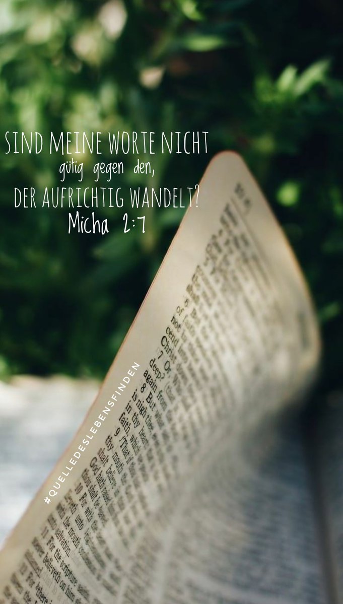 Joff_Joff007's tweet photo. #quelledeslebensfinden #Jesus #God #Love #Bibel #Bible 

ميخا ٧:٢ اليست اقوالي صالحة نحو من يسلك بالاستقامة https://t.co/fSoCsJUPet