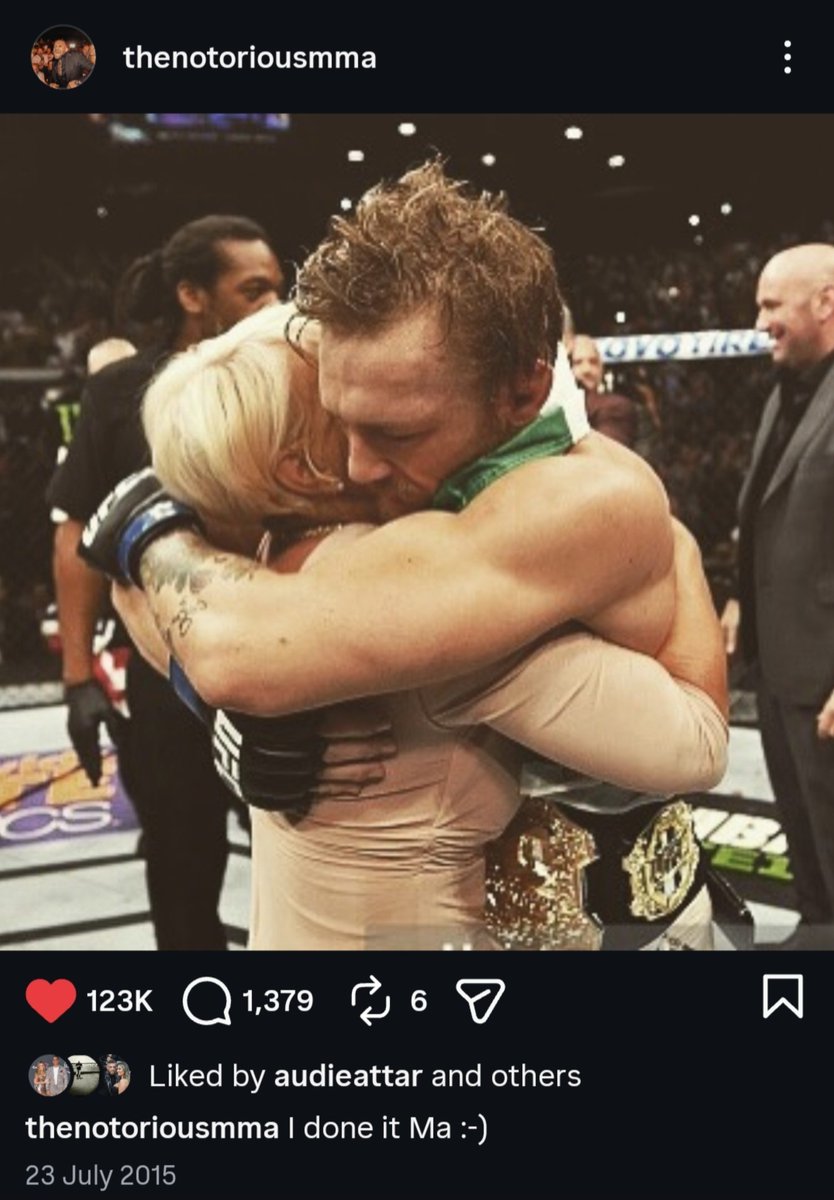 ForgedForMac's tweet photo. "I done it ma :-)" - Conor McGregor https://t.co/2p6HmxE1ag