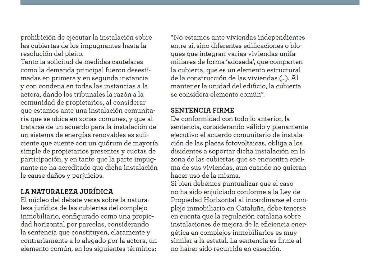 CAFMadrid's tweet photo. ⚖️ Un año de incipiente jurisprudencia sobre instalaciones  de placas fotovoltaicas en complejos inmobiliarios.

🙋‍♂️ Lo analiza el abogado Alejandro Fuentes-Lojo Rius para la revista de los #AFColegiados

👇 ¡Lee y comparte!
https://t.co/FfZO4KKSKN https://t.co/3u5dwSni5E