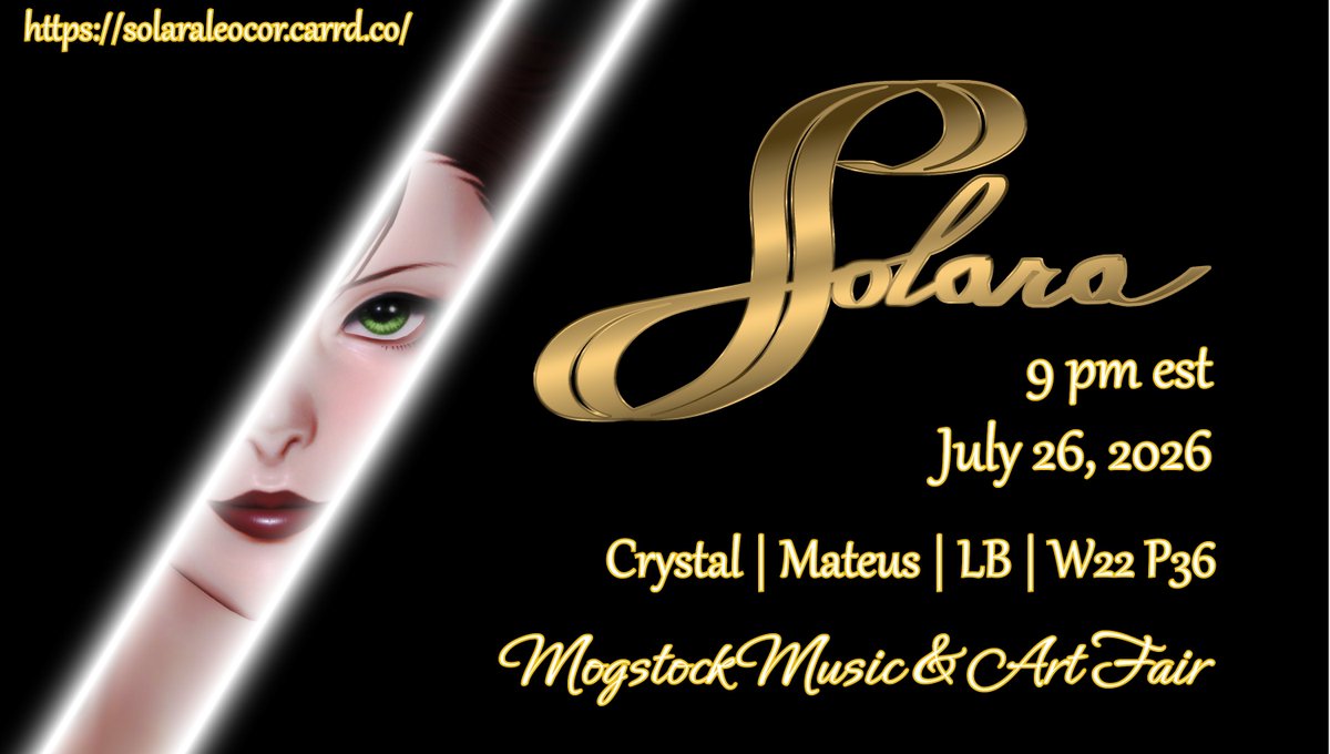 SolaraLeocor's tweet photo. TONIGHT!!!

Catch me dancing my heart out at the Mogstock Music &amp; Art Fair!! 💥

🎶 SHOWTIMES 🎶
8PM EST🌟Dancers of Light 🌟
9PM EST❤️‍🔥 Solara ❤️‍🔥
Crystal | Mateus | LB | W22 P36

#FFXIV #macrodance #mogstock https://t.co/Ixbfjdeea9