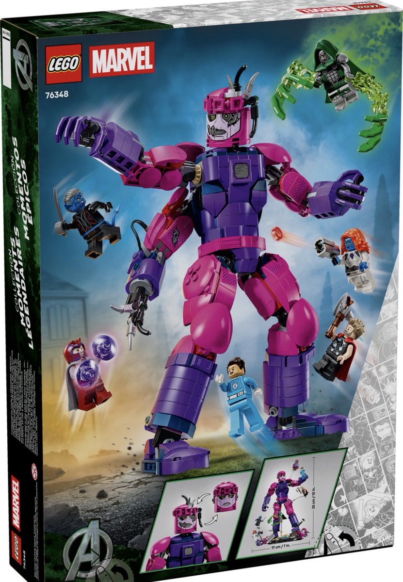 cookedcookiee's tweet photo. Besides the price and the doom minifigure arm printing issue 

This set is a 10/10 

the mutants are looking great, especially mystique 

Mr fantastic finally got actual long legs instead of built ones

And invisible woman looks really good as well! https://t.co/kRaA6KMyqp