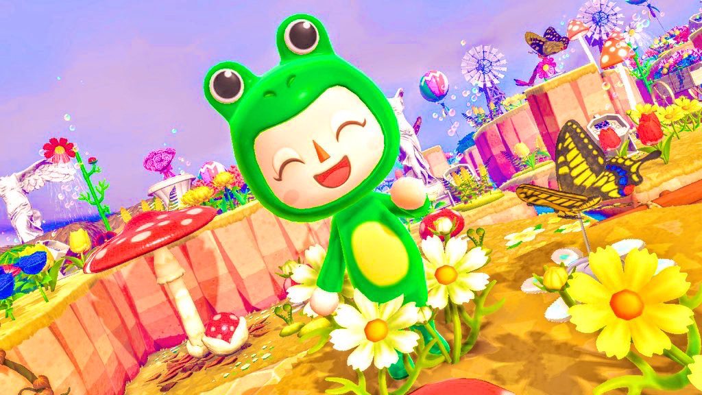 10dearlife08's tweet photo. おはようケロいます🐸
出張最終日！ケロケロ～🐸
よい1日を～🐸チャオ( 〜'ω' )〜
#あつ森 #あつまれどうぶつの森
#ACNH #AnimalCrossing https://t.co/b9CkvYwySt