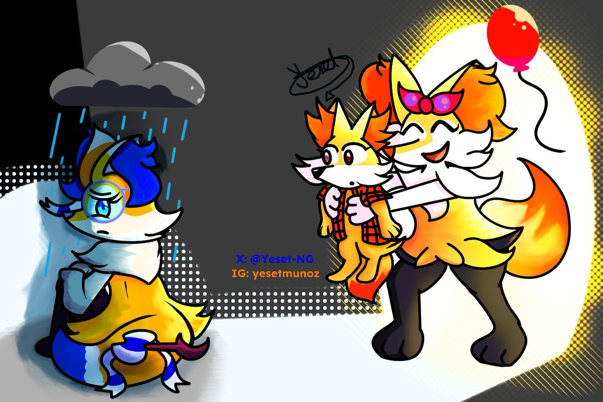 Yeset_NG's tweet photo. #artfightattack for @MabelTheBraixen and @KatsuroKurosaki 

Team comedy Karin brings a therapy fenne for Mabel cuz team tragedy are all sad or sum lol

#artfight2026ㅤ #artfightㅤ #braixen #digitalartㅤㅤㅤㅤ https://t.co/xkKZOKlIYz