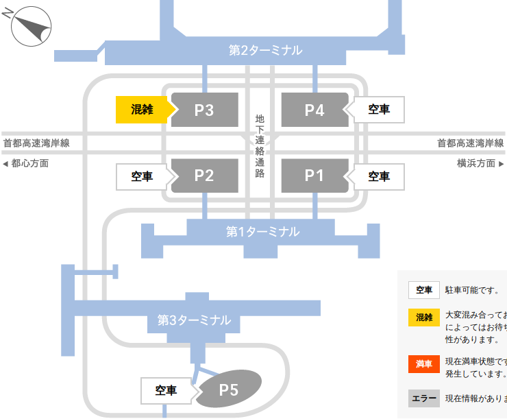 flight_parking's tweet photo. 羽田空港駐車場 2026年7月27日 07:28 時点の混雑状況

P1:【空車】
P2:【空車】
P3:【混雑】
P4:【空車】
P5:【空車】

羽田空港の駐車場でお困りなら「フライトパーキング」

【公式LINE】
https://t.co/nebKnUxVgT

#羽田空港 #羽田空港駐車場 #混雑状況 #混雑 #満車 https://t.co/vGGddckoDn