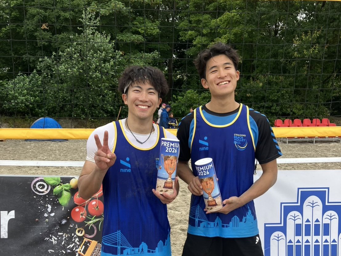 TOYOTABV's tweet photo. 【試合結果】　
Stralsund Premium
📅７月25日〜26日
🚩シュトラールズント（ドイツ）

#水町泰杜/ #黒澤孝太

本大会を3位🥉で終了しました！

応援ありがとうございました✨

#トヨタビーチバレーボール
#toyotabeachvolleyball https://t.co/hm5IQNvlcz