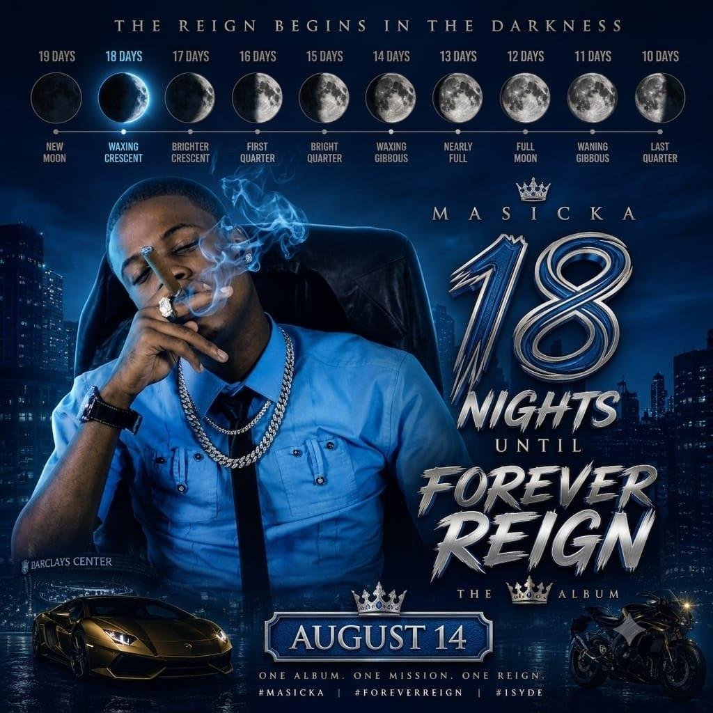 Drmixxed1syde's tweet photo. #masicka #ForeverReignAugust14th #BarclaysAugust15th https://t.co/u49HjXj7ty
