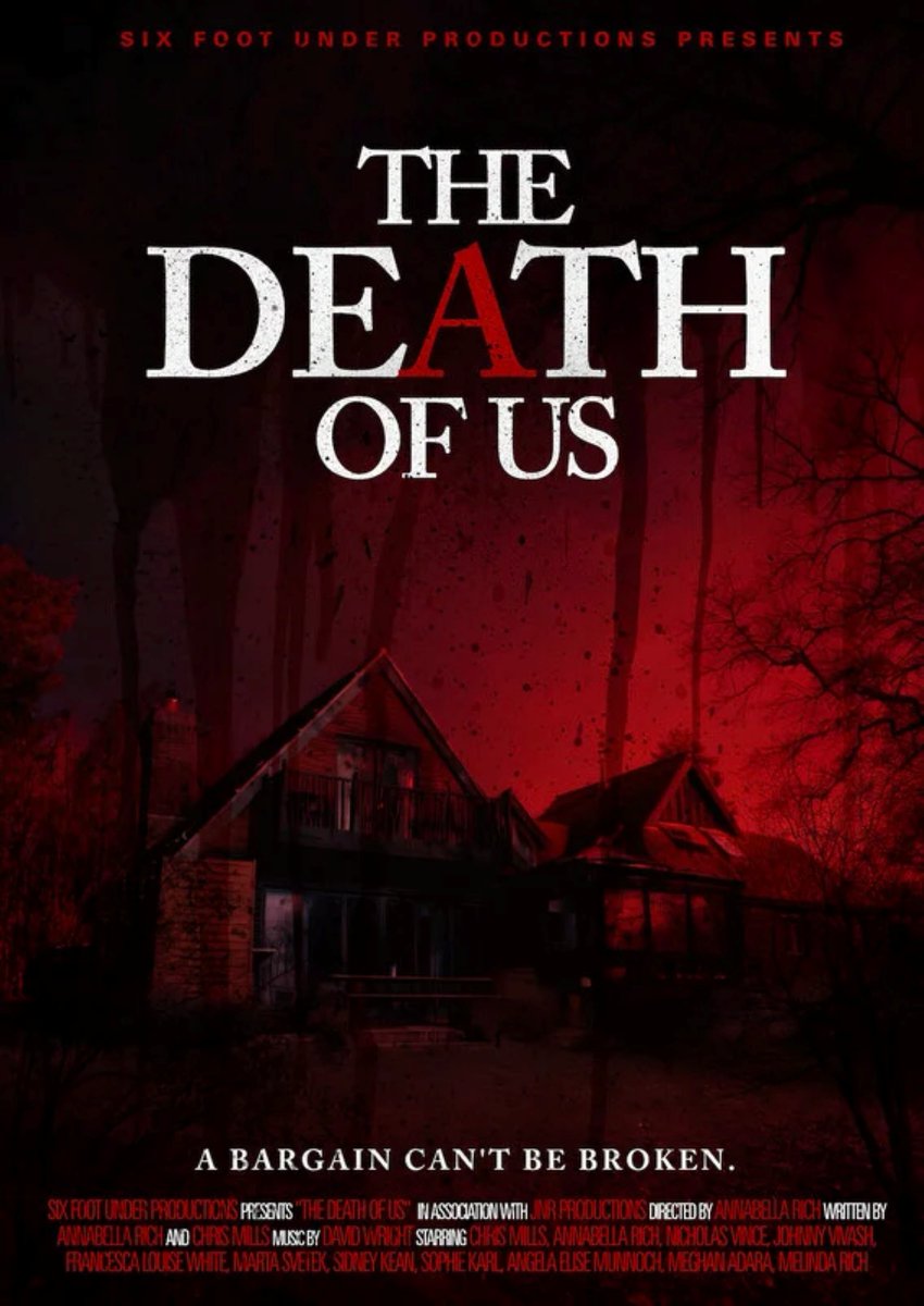 FrightFest's tweet photo. Saturday at Tubi FrightFest Discovery 1 and its THE DEATH OF US: After losing their child during a violent cult attack, a grieving couple find themselves haunted by supernatural forces that threaten to destroy what's left of their relationship. A powerful debut exploring love, loss and unimaginable trauma.