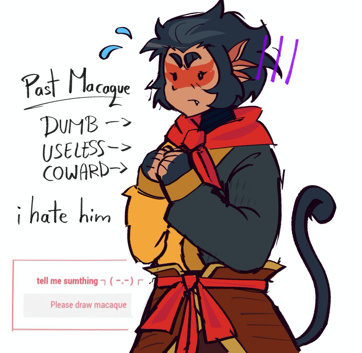 Zhuhouu's tweet photo. lazy, i dont have the motivation to draw #legomonkiekid Macaque Tripitaka https://t.co/E5Mds6fgFX