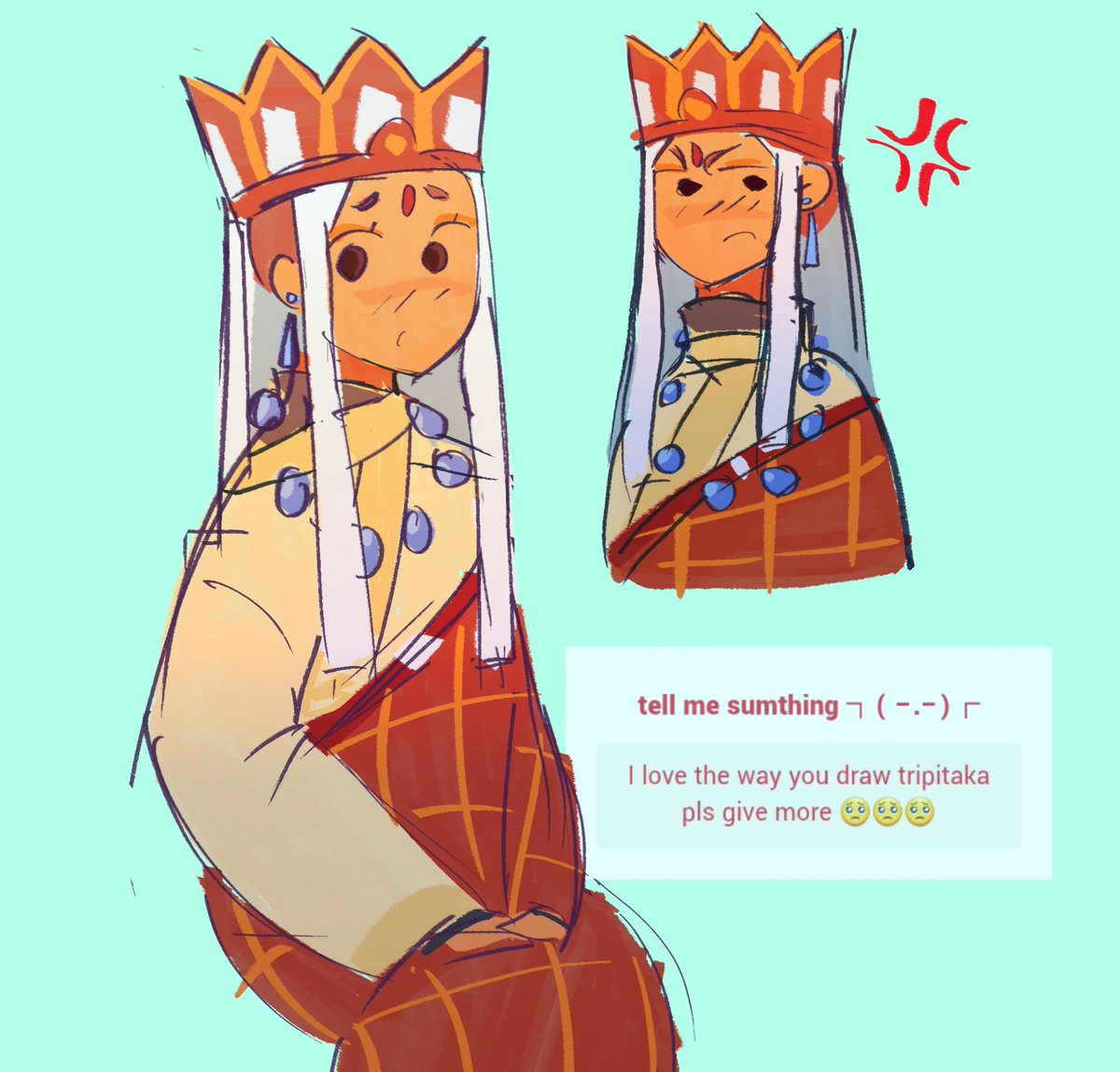 Zhuhouu's tweet photo. lazy, i dont have the motivation to draw #legomonkiekid Macaque Tripitaka https://t.co/E5Mds6fgFX