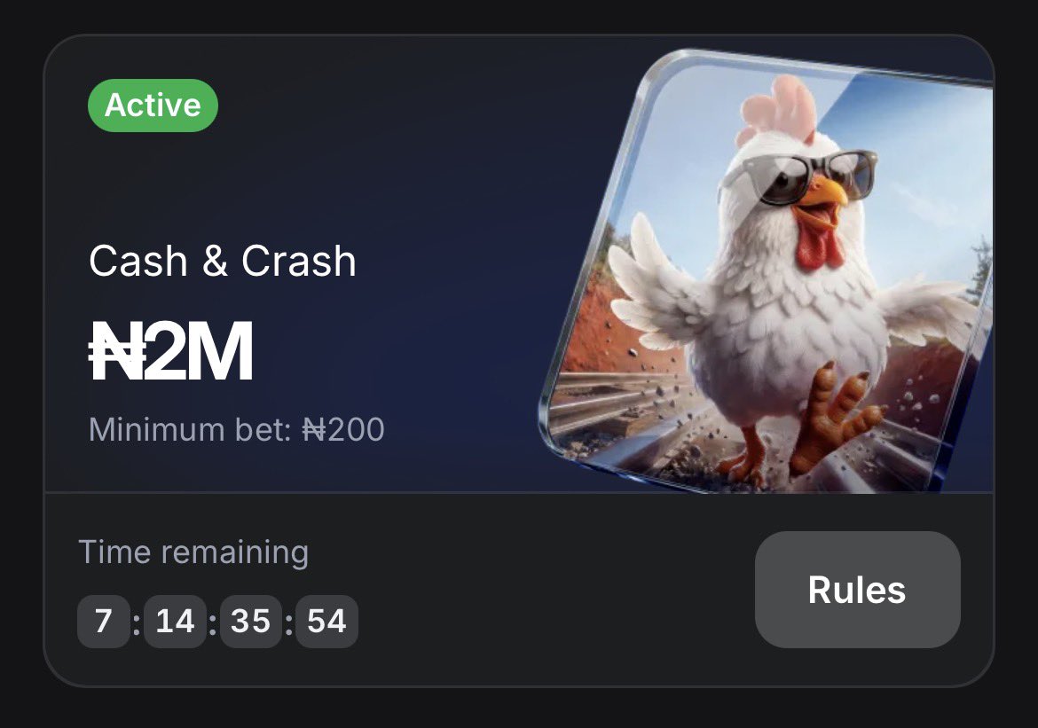 iamlukman_'s tweet photo. Yo, 2 Million Naira Prize Pool is on the table!! The @1winPro Cash & Crash Tournament is now live. 

Place a minimum bet of just ₦200 on any participating game, earn points with every qualifying win, and battle your way up to the leaderboard for a share of the ₦2,000,000 prize pool.

To qualify, you must be among the Top 100 players on the leaderboard when the tournament ends. 

What are you waiting for?? The leaderboard is waiting for you 

Use the link to join: https://t.co/QY77MAyL7E 

Play smart. 
Earn points.