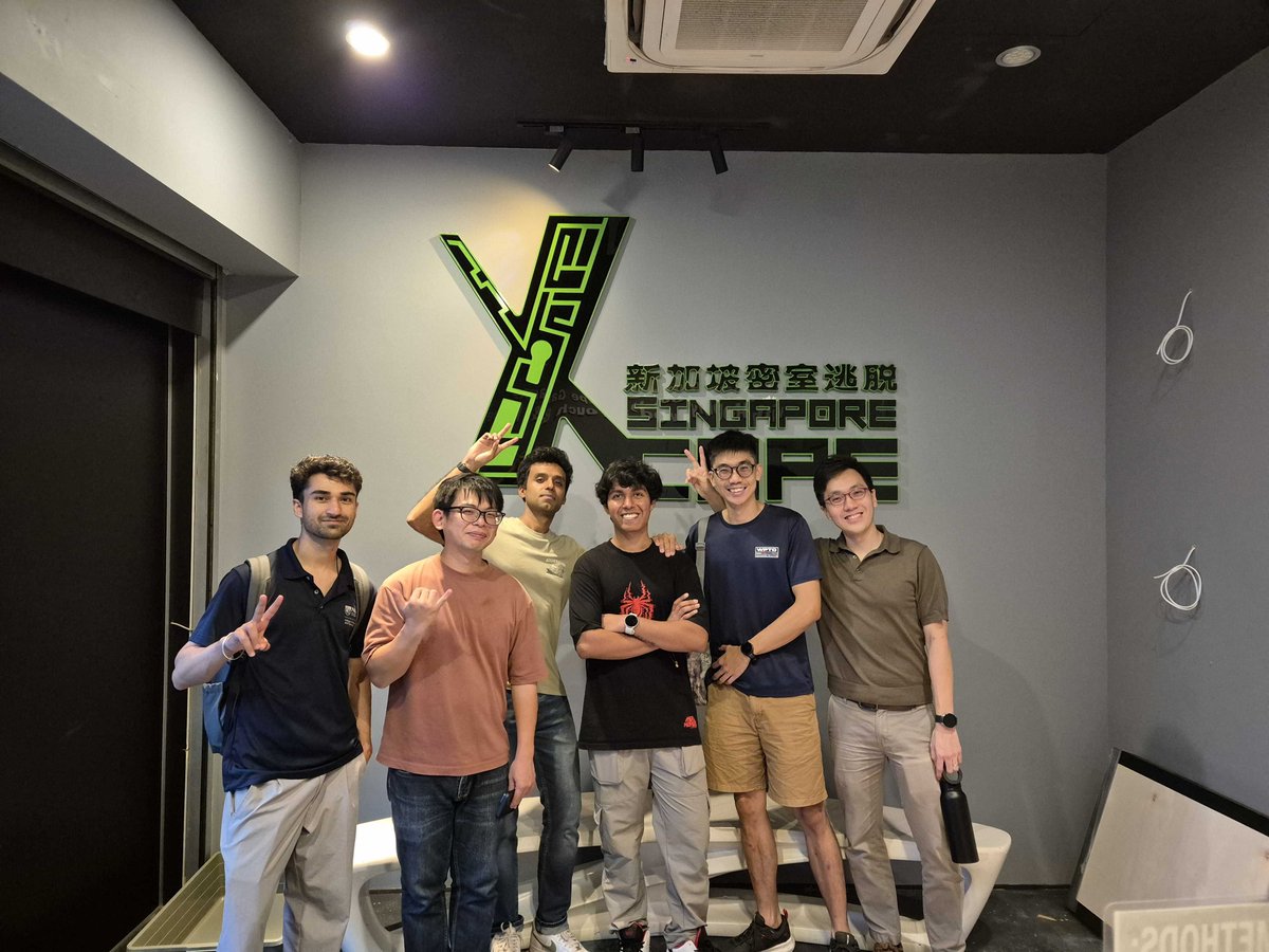 Shailes_h_'s tweet photo. One year at MARMot Lab, Guillaume Sartoretti's group @NUSingapore, as I wrap up here. Probably the most important arc for me.

Got to work on test-time steering for VLAs, adapting a pretrained policy at inference without touching the weights, and figuring out the hard parts of that.

Thanks to Guillaume for giving me the opportunity, and to @derektan1995 , genuinely one of the best people I've gotten to work closely with. And @sood__shivam , William Teo, Jeric Lew, Srikrishna Iyer for all the great discussions we had along the way. 🙂