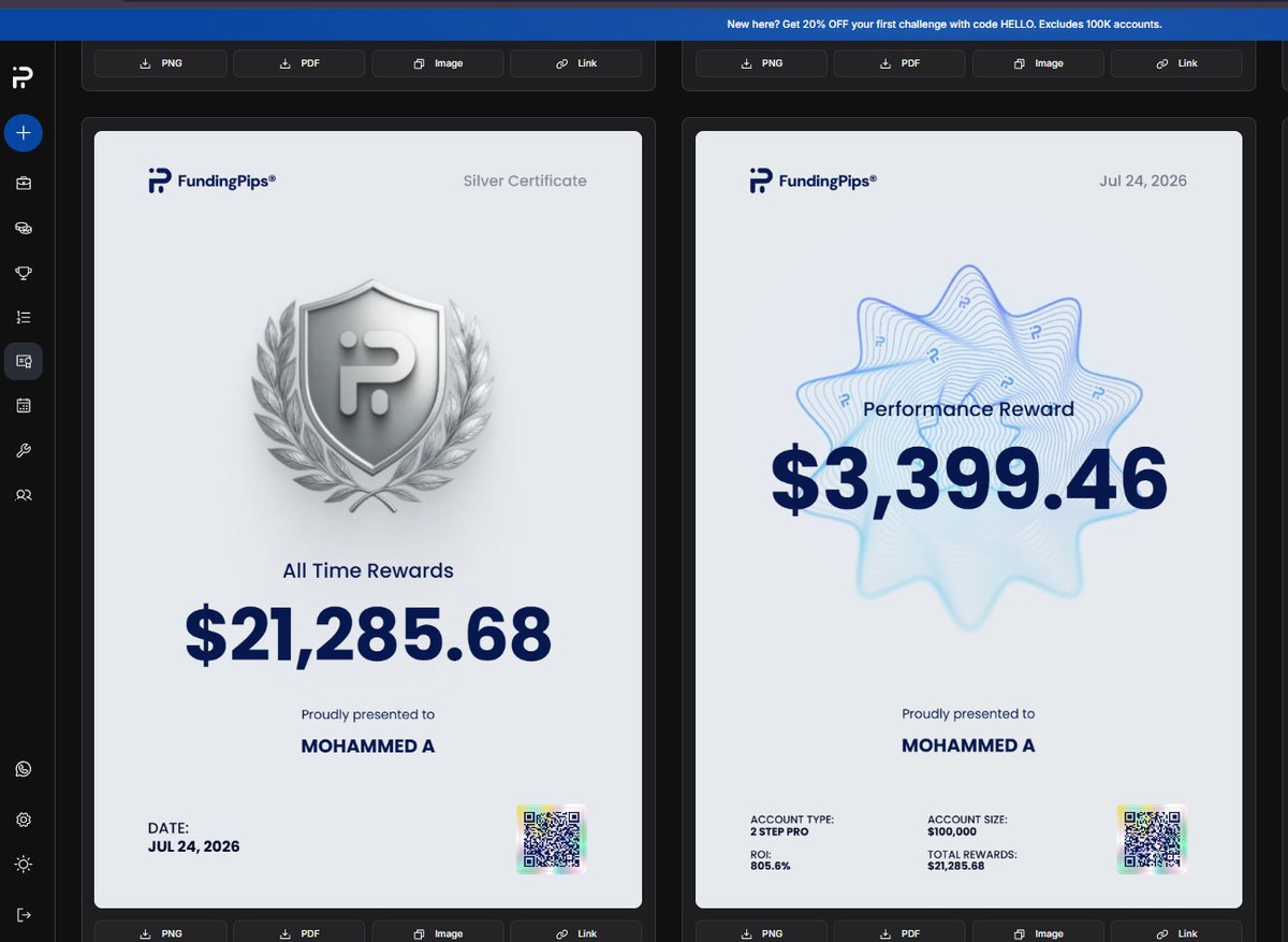 Dragonz_fx's tweet photo. Received my 4 digits payout from @fundingpips 

Never give up.
There were days I questioned everything, but I kept showing up.
Today, my all-time payouts have crossed $21,285 🙏

I honestly thought I'd have to wait until after the weekend for my payout, but Fundingpips  delivered it the very same day.

Thank you @Khldfx  and overall team @avikkfp  for the fast processing and continued support. On to the next milestone. 📈🔥