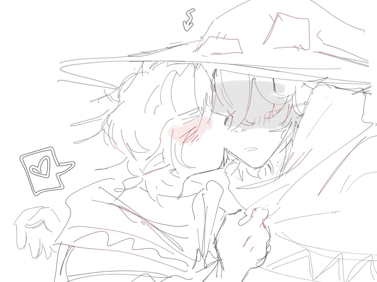 Evchawew's tweet photo. #forsaken #AzureTime #TwoTime #Azure 
"kiss" 
part (3/6) https://t.co/pLlxt4QLW5