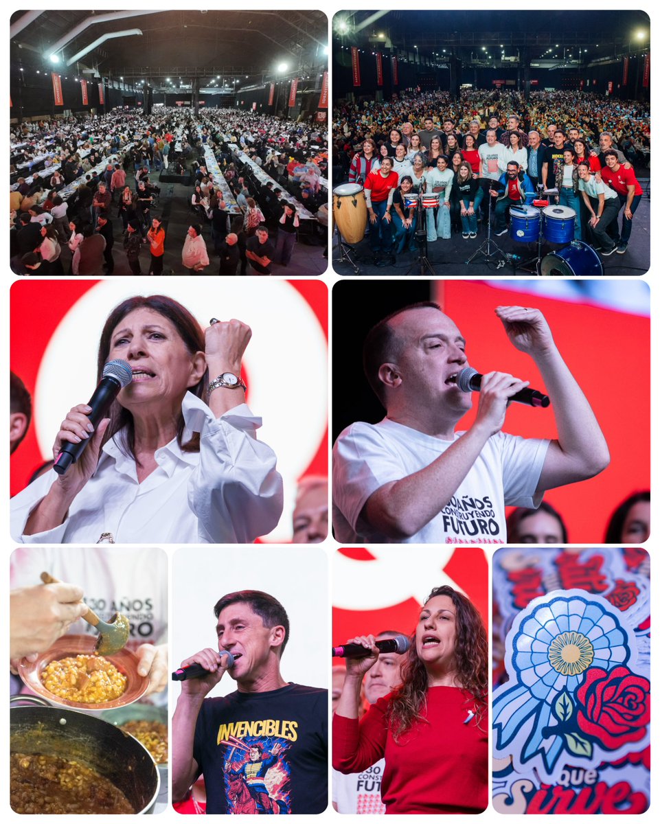 PSsantafe's tweet photo. Más de 5000 compañeras y compañeros de toda la provincia nos encontramos en Rosario para celebrar los 130 años del Partido Socialista. Pero no fue solo un aniversario, fue la demostración de que hay una idea que sigue más vigente que nunca: la de una política que transforma la realidad con igualdad, solidaridad, trabajo y compromiso. 

Esa es la política que sirve: la que sana, la que supera y la que siente. 

En un tiempo donde muchos buscan desprestigiarla la política, reafirmamos nuestra convicción con una política que escucha, cuida, planifica y resuelve. Una política que defiende la educación, la salud, el trabajo y la producción. Esa es la política que hacemos desde hace 130 años. Esa es la política que sirve.

#LocroPS #PoliticaQueSirve