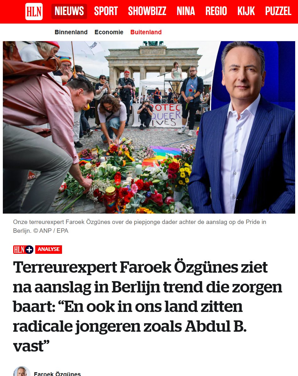 amigoos's tweet photo. Voor "terreurexpert" te zijn, valt die zijnen euro ook laat ze. Na al die jaren van aanslagen en messteken ziet hij "een trend". 🙄
#Berlín #berlijn #terreur #islam #hln https://t.co/XroJFCOBsP
