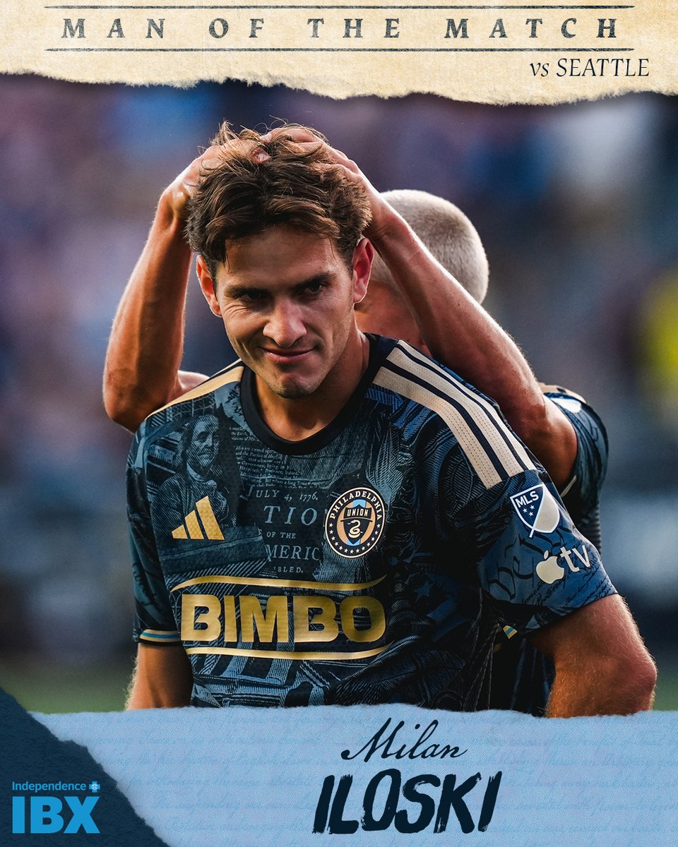PhilaUnion's tweet photo. Milan the MVP!
#DOOP | @IBX https://t.co/DnwVpbzszT