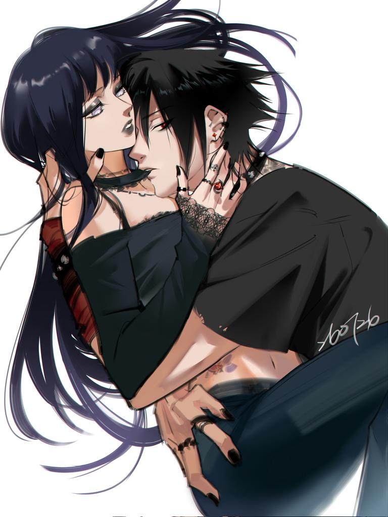 Hanchu27's tweet photo. 🤍✞🖤 #sasuhina https://t.co/J4DMT2YkmG