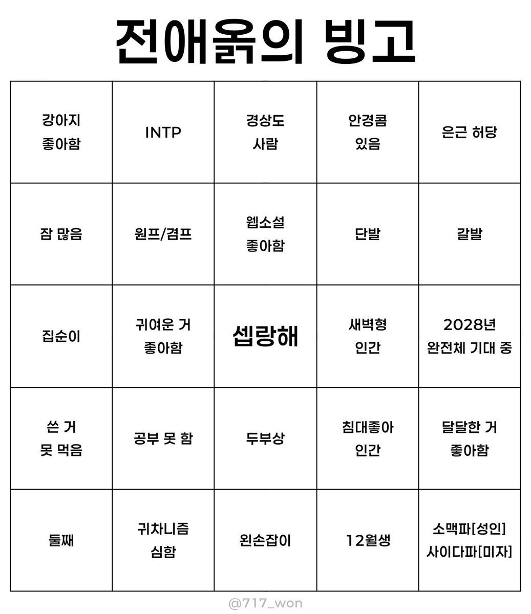717_won_'s tweet photo. 유행이길래 만들어 봤어요. https://t.co/JU5QPNnwVb