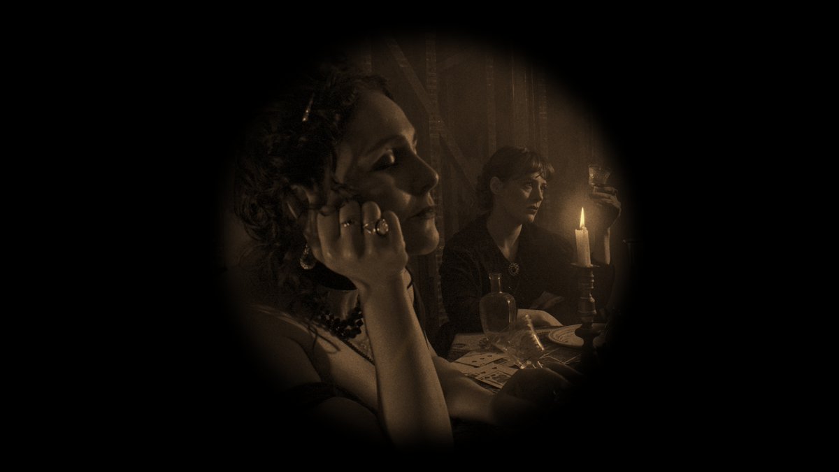 FrightFest's tweet photo. Monday in Discovery 1 concludes with SNAPSHOT: As Jack the Ripper terrorises Victorian London, an all female ghost hunting society uses an early moving image camera to expose an inhuman killer. Joseph Archer’s inventive found footage gothic blends supernatural horror in a unique pinhole aesthetic.