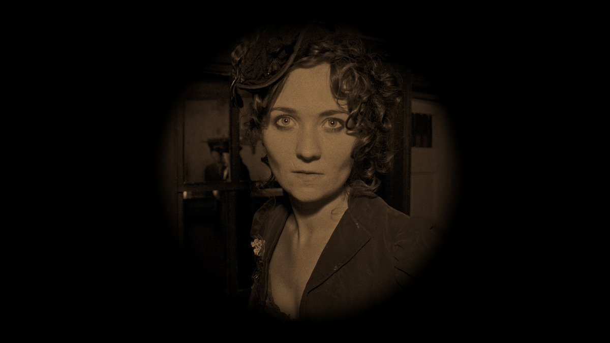 FrightFest's tweet photo. Monday in Discovery 1 concludes with SNAPSHOT: As Jack the Ripper terrorises Victorian London, an all female ghost hunting society uses an early moving image camera to expose an inhuman killer. Joseph Archer’s inventive found footage gothic blends supernatural horror in a unique pinhole aesthetic.