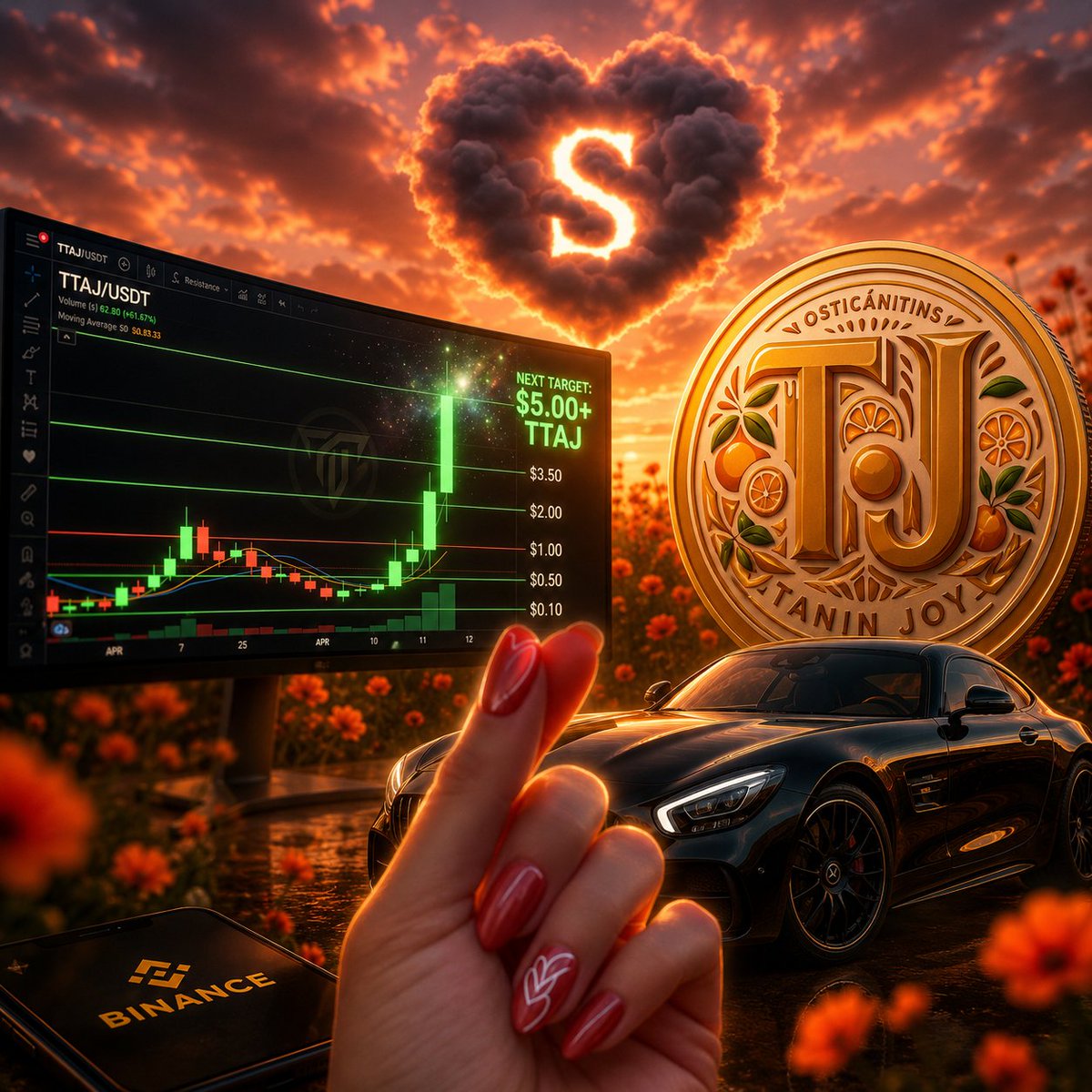 azrou99384's tweet photo. ✨ When belief in a vision meets ambition, dreams become achievable goals.

🚀 TTAJ Coin represents a journey towards a future full of opportunities, where innovation meets confidence and determination.

💎 With every step towards the top, the goal remains.

#TTAJ #CryptoProject https://t.co/w0qdPEmk3i