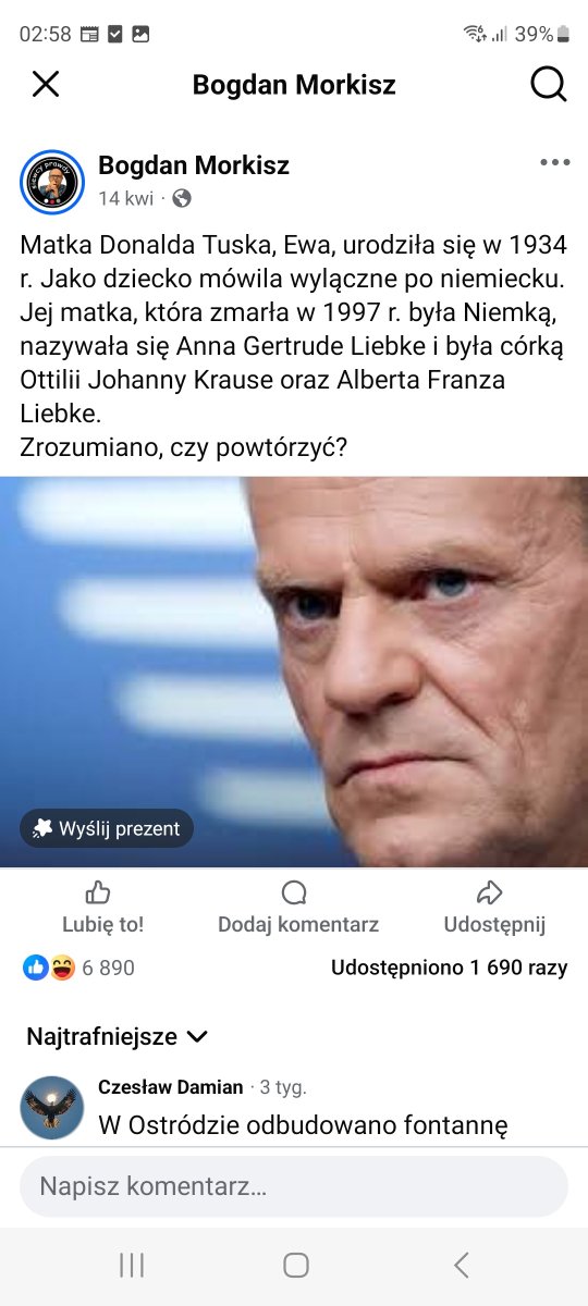AwWarchal's tweet photo. @ElzbietaGa56513 Nigdy Polakiem nie był I nie będzie podobnie jak ty polskojęzyczna szmato https://t.co/qrZQLiEkTc