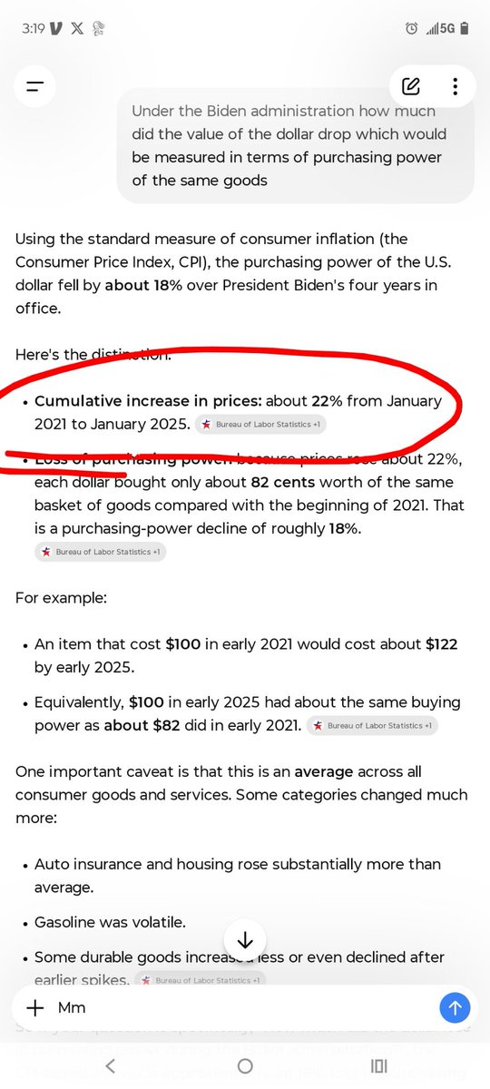 MikeEndersby's tweet photo. @abitrebellious1 @TheMightyMagnet @krassenstein No, by an injected two trillion dollars into the economy when it was over to recovering, worst inflation in 50 years. Prices up 22% under him https://t.co/jehiqXxqEN