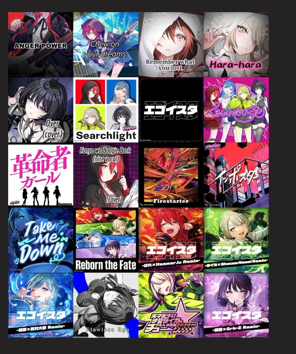 DailyEGOEGG's tweet photo. 🍪✨️ A reminder we regularly update the tierlist! If you want, we'd love to see your rankings

Hara-hara, over ect. Can be found on YouTube if you never listened to the songs https://t.co/bebHLhMZKr