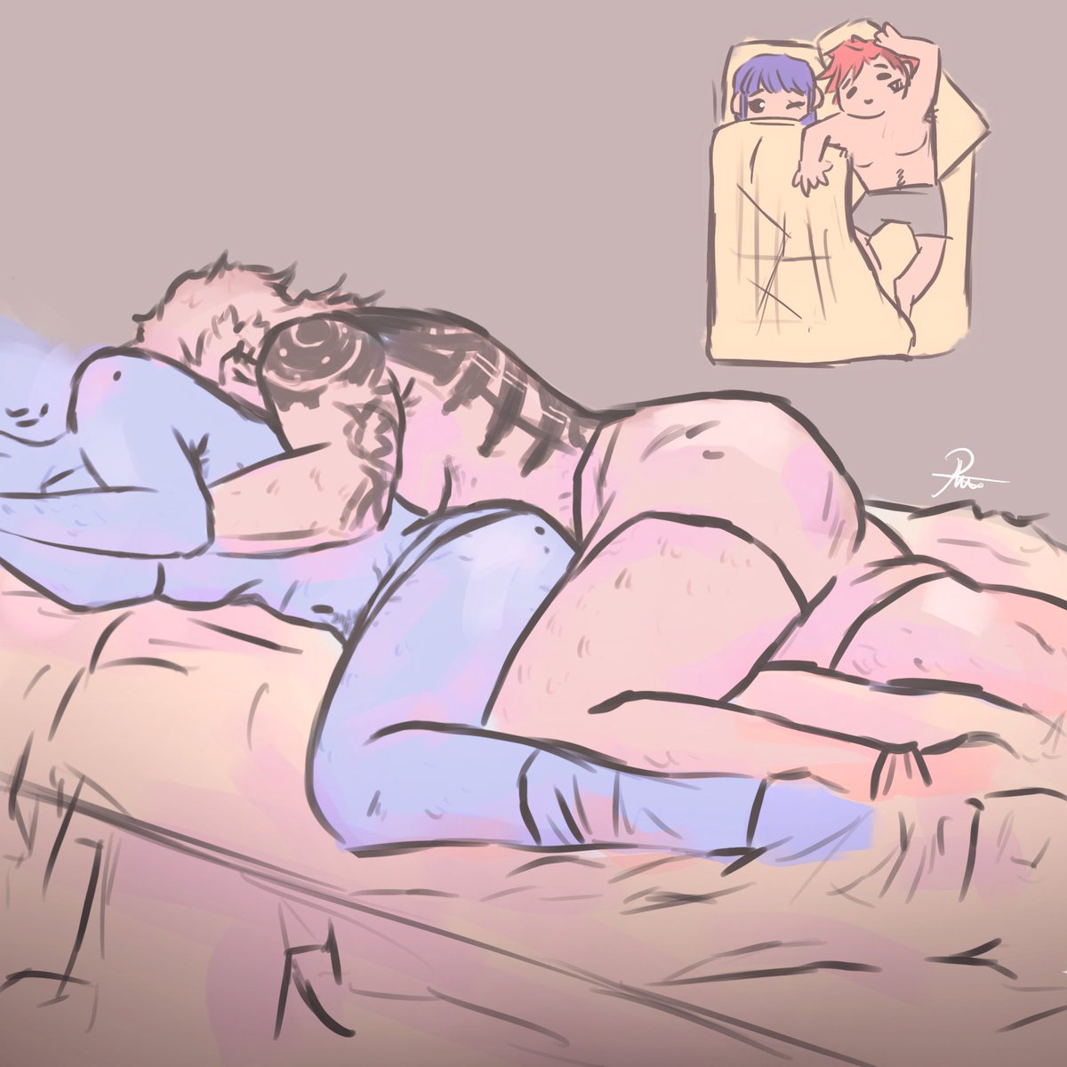 TheSpaceRae's tweet photo. I like it when they cuddle https://t.co/7Nff1cFL8u
