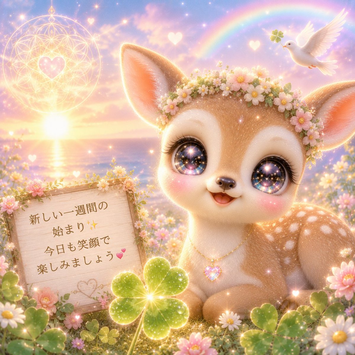 yurin_555's tweet photo. おはようございます☀️

「今週もいいことしか起こらない💕」
この言霊を唱えてください。

月曜日は
新しい一週間の始まり✨

焦らなくても大丈夫😊

あなたのペースで進めば
今日の小さな一歩が
未来の幸せにつながります🌈

必要なご縁も
チャンスも
最幸のタイミングで
最幸の形となって届きます🍀

今週も笑顔いっぱいで
楽しんでいきましょう🌸

今日も安心波動で
よろしくお願いします🍀𓂃◌𓈒𓐍