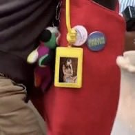 Taylors_Archive's tweet photo. Remember when Bad Bunny had a photo of Taylor Swift on his bag 😭 https://t.co/YRSDjjEpFH
