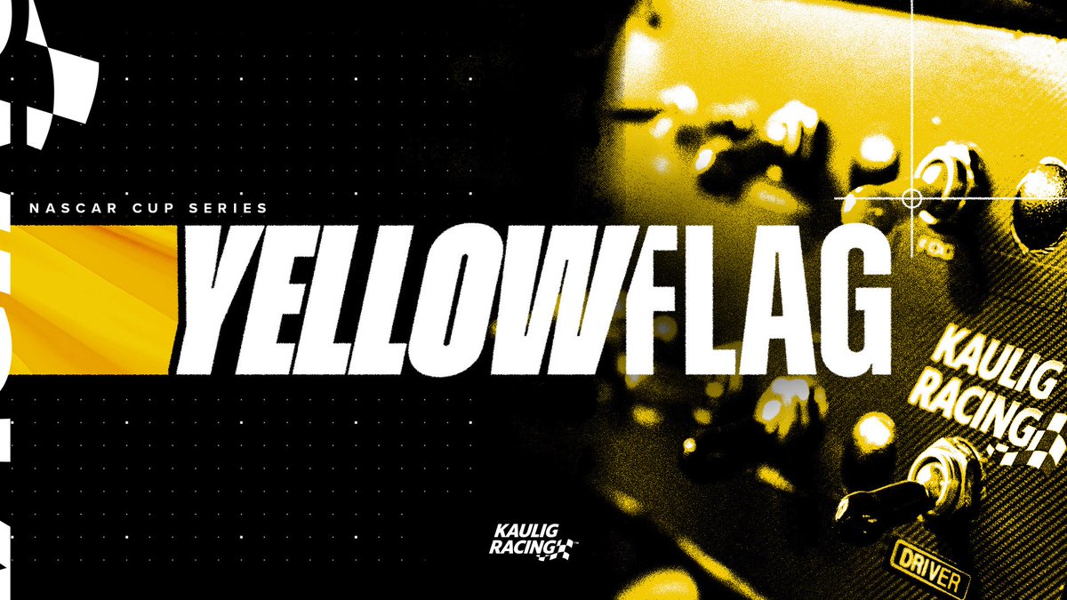 KauligRacing's tweet photo. ⚠️ Caution flag flies with five laps to go stage two. 

16: P27
10: P32 https://t.co/GRXBSCHkaY