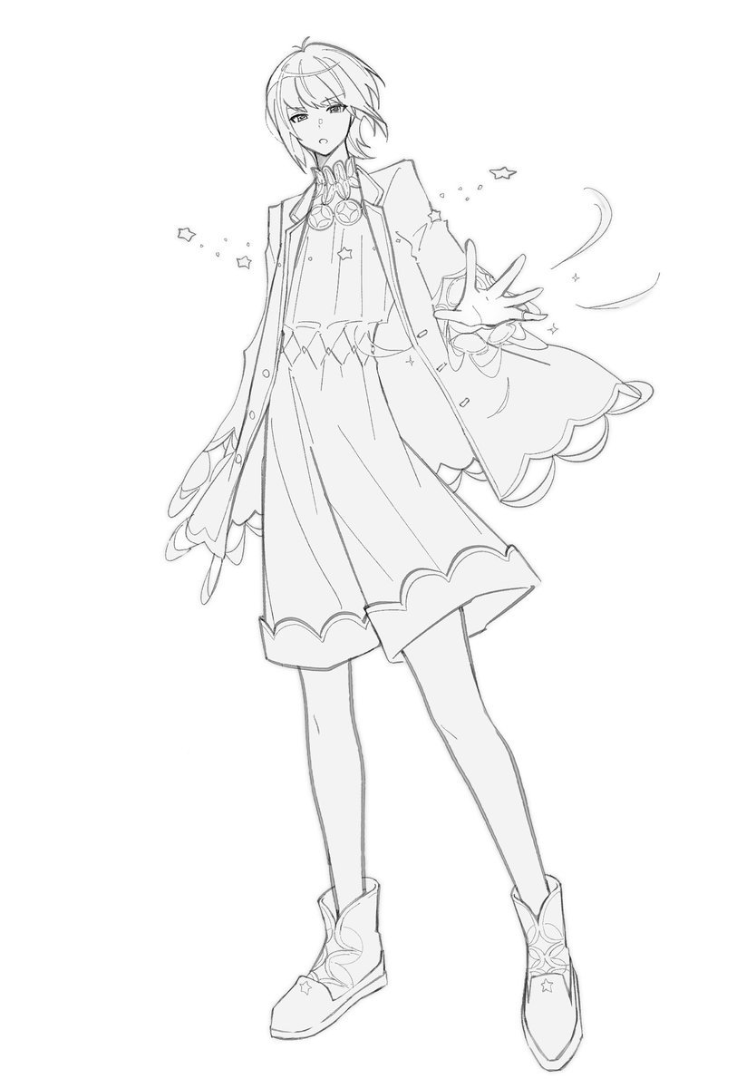 f_kl__c2's tweet photo. 全身描いたこと無いなと… #Fragari_Art https://t.co/3zQt7iUKLV