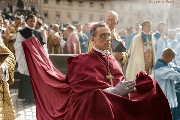 MartinP_Cesar's tweet photo. Tanto Giuseppe Sarto (Pío X) como Eugenio Pacelli (Pío XII) poseyeron cualidades para ser grandes hombres de mundo. Inteligencia, galanura y voluntad; que sin embargo emplearon en su entrega a Jesucristo y a la Iglesia. Los dos llegaron a ser magníficos Papas. https://t.co/8P9E1yTv53