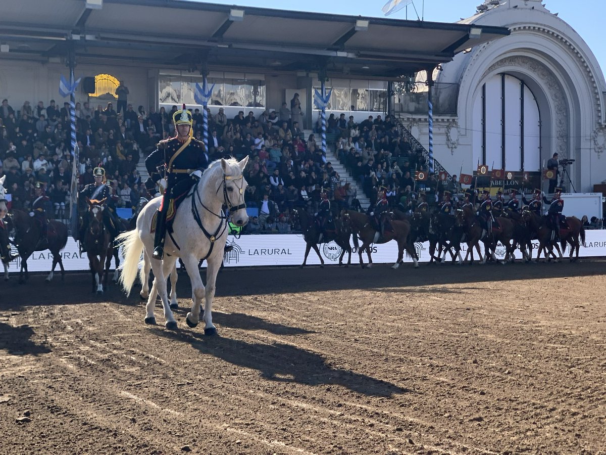 Granaderosarg's tweet photo. El Regimiento participó de la inauguración Presencial en la rural de Palermo 🐴🇦🇷

 #Granaderos  #SomosPatria #HerederosDelLibertador #UnRegimientoConHistoria #SomosHistoriaViva https://t.co/NqhD1XyZc4