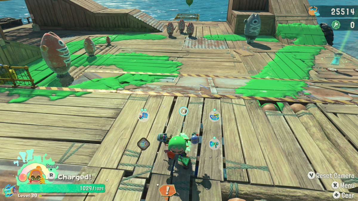KeyBladeGX's tweet photo. I answered a call for help in Splatoon Raiders and died all 5 times. 🫡 https://t.co/5wedrI9tJt