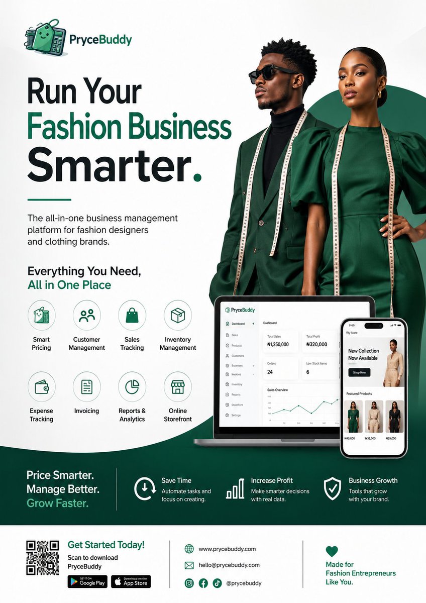 prycebuddy's tweet photo. Run your fashion business Smarter!!!

Sign up today https://t.co/zwCbLiGLvk

Dowload the app on google playstore 
https://t.co/jnsHzJjb1k

Get started today!!!! https://t.co/y3mTR5OPMp