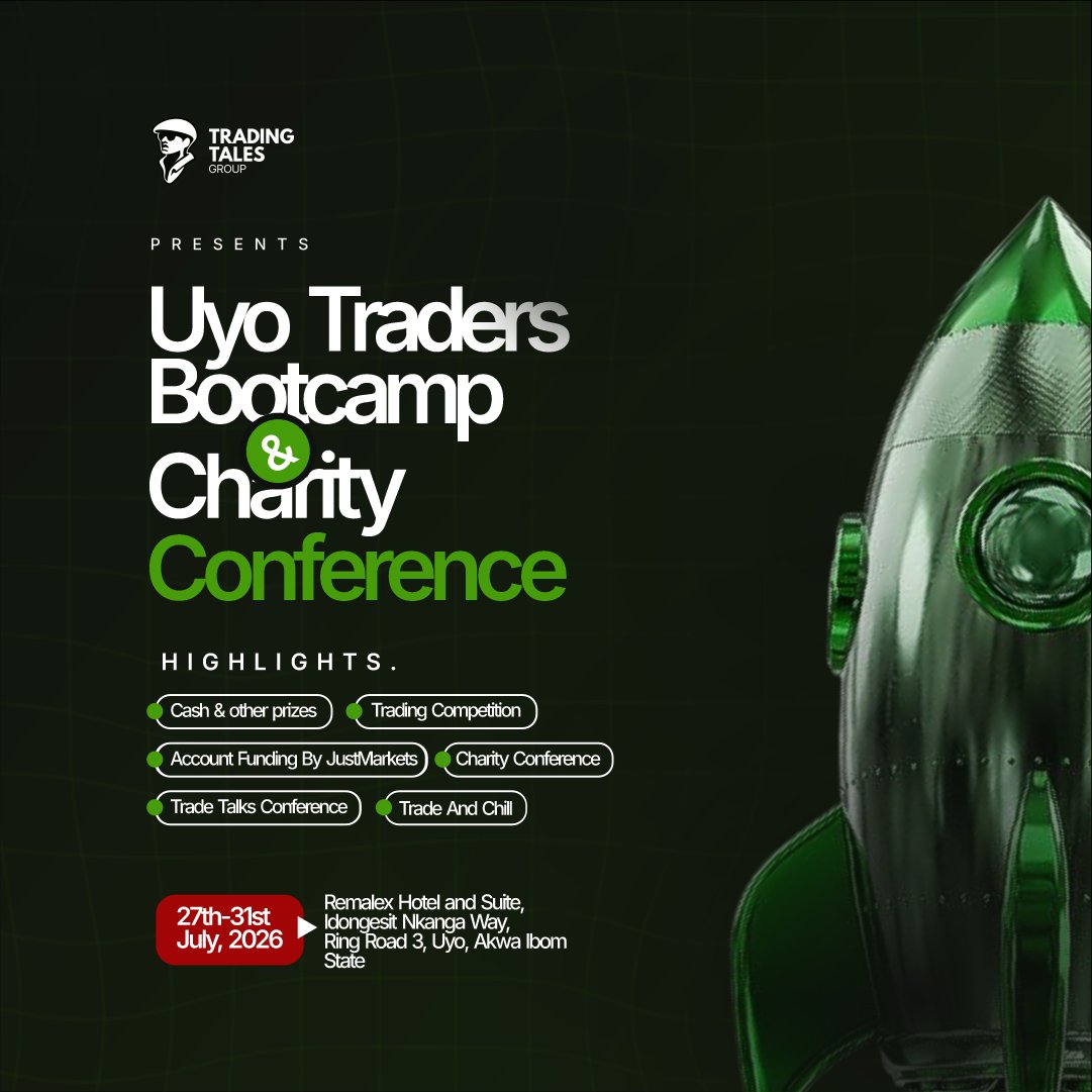tradingtalesg's tweet photo. The stage is almost set.

So is the lineup.🔥

We're pleased to announce @utondusamuel as one of the featured speakers at the Uyo Traders Bootcamp &amp; Charity Conference 2026.

So guys, Which session are you forward to the most?👇 https://t.co/mSCe7sh63t