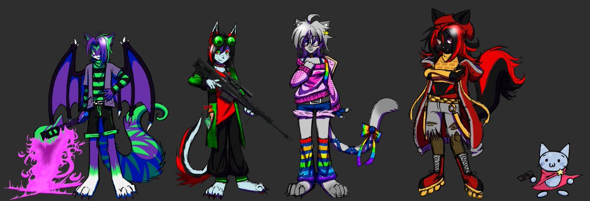 flufferi_'s tweet photo. all the pursuitcore lolkitties !!! time to work on the rest of the users!! https://t.co/iMU7naZ58E