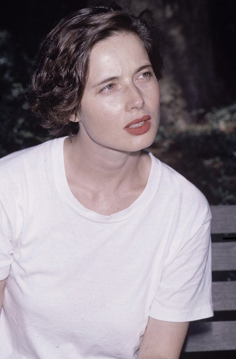 pelicinema's tweet photo. isabella rossellini, c. 1990 https://t.co/iv7fIvL65p