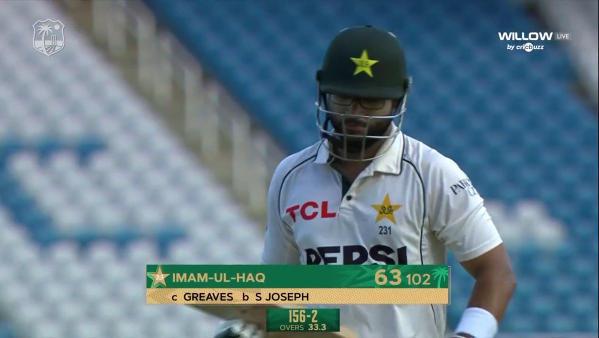 RayhamUnplugged's tweet photo. Imam ul haq dismissed for 63 runs. Well played. 👏🏼 https://t.co/t7dDAm1xov