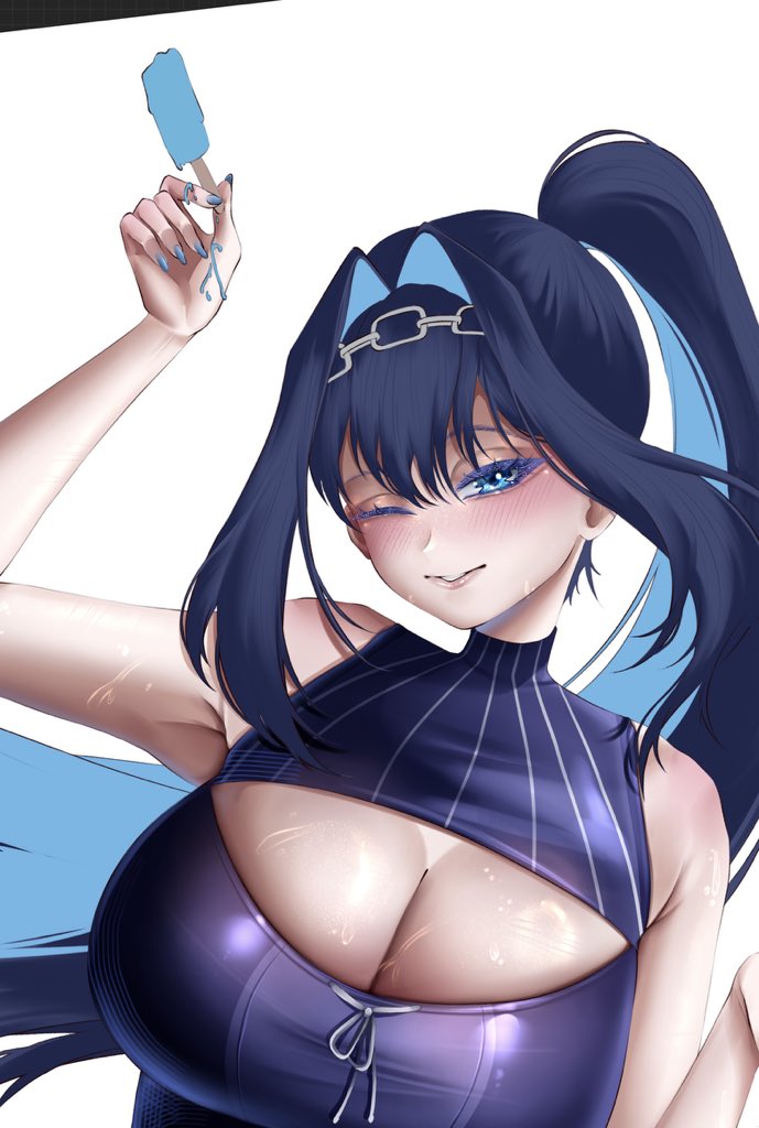 kirrrai02's tweet photo. wip summer Kronii 
#クロニーラ #kronillust https://t.co/3S9fD8TZWI
