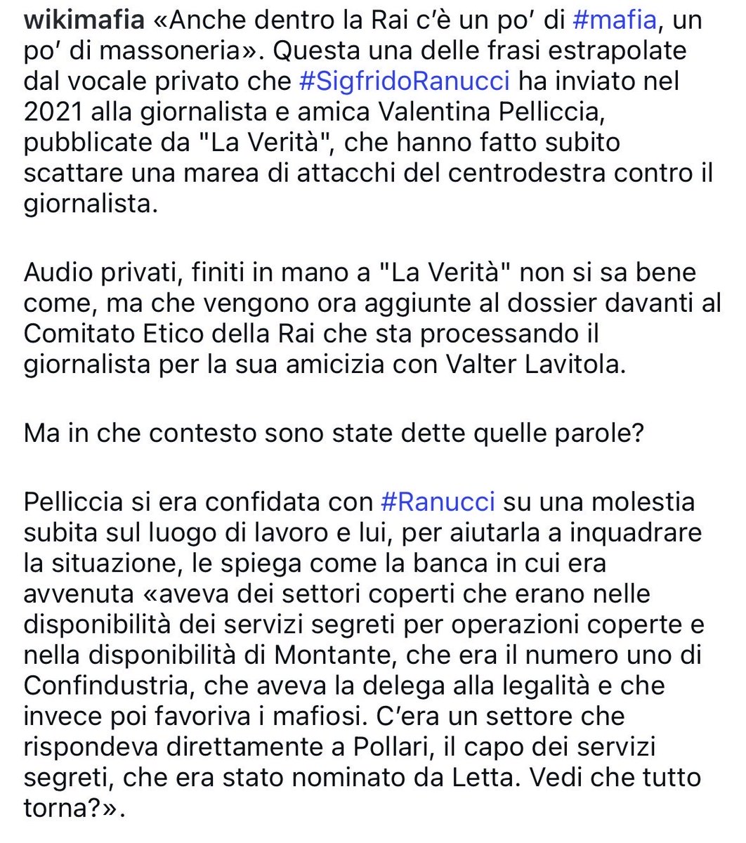 lisameyerildra1's tweet photo. Le chat private di Ranucci di 4 anni fa diffuse senza permesso mentre le chat di Delmastro con un un mafioso no 
Anche questa cosa puzza di mafia  
Forza Ranucci, siamo con te https://t.co/c4KWBKsQ41